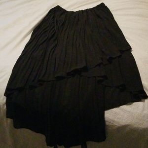 Hi low pleated skirt xl